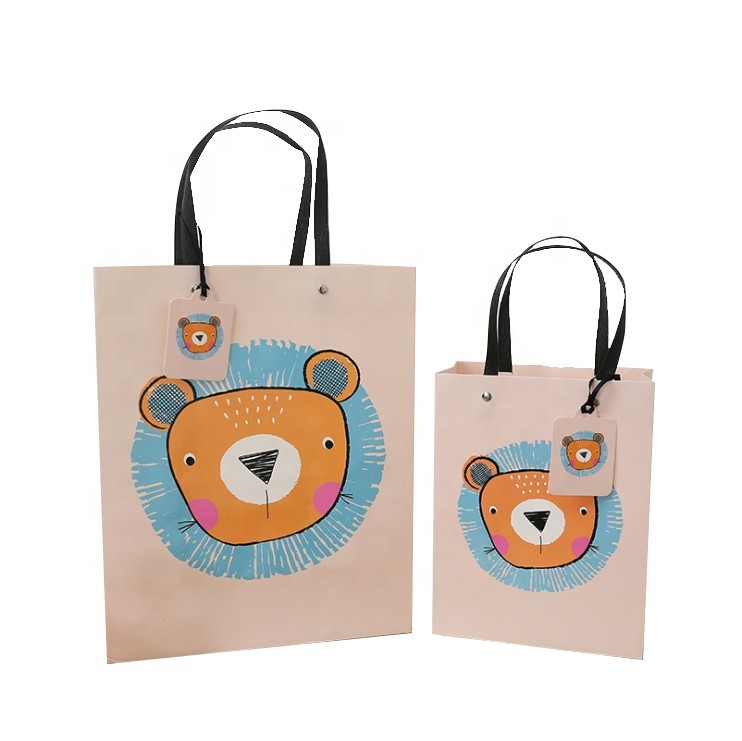 Card Paper Fashion Shopping Bags Simple Style